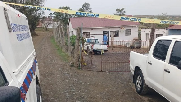 Detectives are surveying the crime scenes