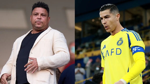 Ronaldo Nazario (L) has won the World Cup while Cristiano Ronaldo (R) is yet to win