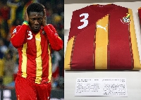 Asamoah Gyan’s 2010 jersey