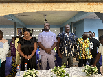 The MP and some constituency executives at the event