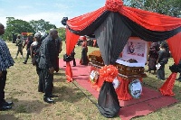 Former Central Regional Minister, Isaac Edumadze was laid to rest today