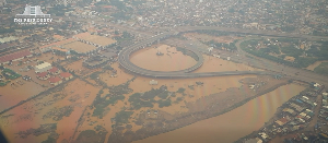 The June 29 floods submerged several roads and communities across Ghana