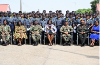 Newly recruited personnel in a photo