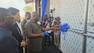 Agric Minister Unveils Cold Storage Facility And Cuts Sod For Pou