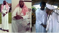 Emmanuel Adebayor in full Islamic regalia