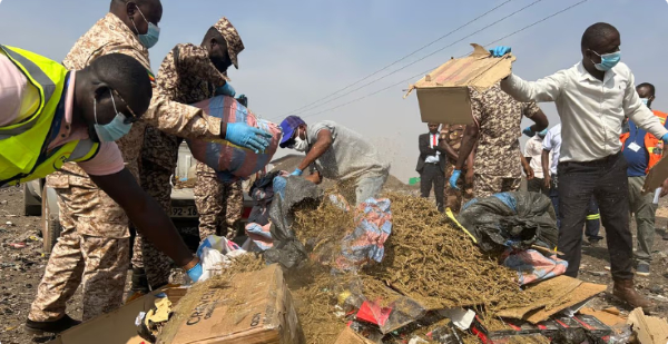 Illegal drugs worth GH&cent;2.4 million destroyed