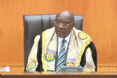 Speaker of Parliament, Rt. Hon. Edward Doe Adjaho