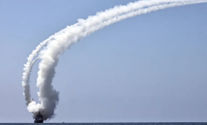 Kang Kon destroyer test-fires cruise missile in North Korea