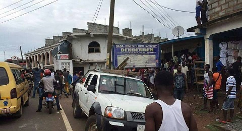 Some residents of Somanya have clashed with  staff of the ECG in the area over billing