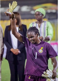 Black Princesses goalkeeper Afi Amenyaku