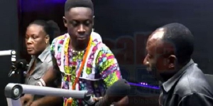 The producer of the show had a difficult time restraining the angry Peggy from attacking Kwame Adu