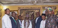 Management of Bank of Africa with Chief Imam, Sheikh Dr. Osmanu Nuhu Sharubutu