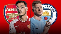 Arsenal and Manchester City  battle it out for the season's first piece of silverware