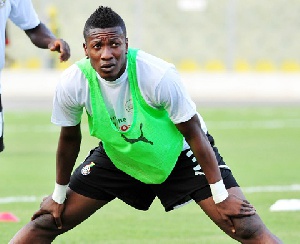 Asamoah Gyan Training Kumasi