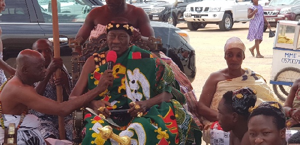 Daasebre Emeritus Professor Oti Boateng, Paramount Chief of the New Juaben Traditional Area