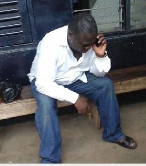 Albert Commey At The Police Station