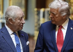 King Charles III (L)  to be hosted by Donald Trump (R)