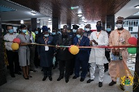 President Akufo-Addo commissioning the newly constructed 