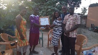 George Mensah was honoured with an emotionally-packed citation for his commitment 17 years ago