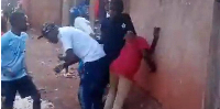 A video grab of the alleged assault