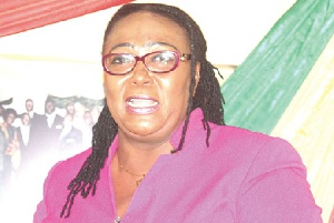 Madam Tina Mensah the Deputy Minister for Health