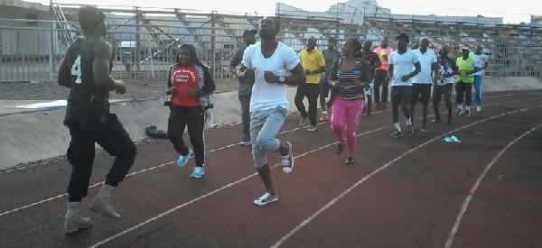 Old students of KAWSEC exercise for good health