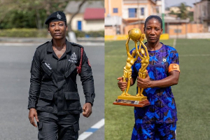 Sgt. Mary Ntumi Berko was the captain of the Police Ladies FC