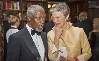 Late Kofi Anna with wife Nane Maria Annan
