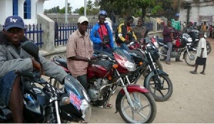 Some Okada riders in Accra