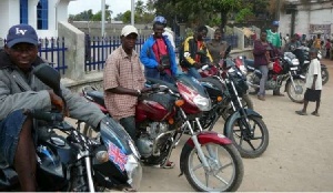 Okada riders have intended to stop operation at Anum Apapam SHS