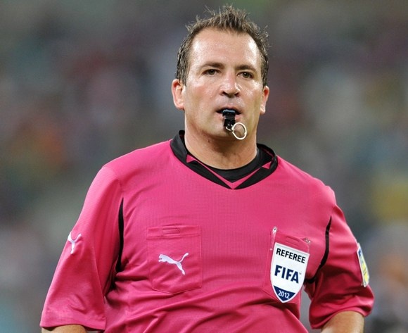 South African referee Daniel Bennett