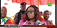 Dr. Freda Prempeh, Minister of Sanitation and Water Resources