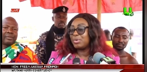 Dr. Freda Prempeh, Minister of Sanitation and Water Resources