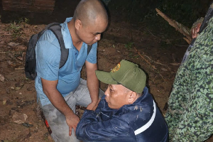 The arrest took place in Compartment 70 of the Pra Anum Forest Reserve