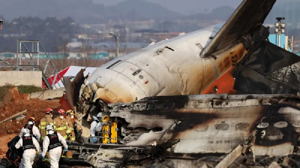 Two survivors were recovered from the plane's wreckage