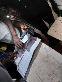 A photo of a ballot paper
