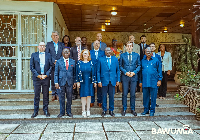 Dr Bawumia was accompanied by Peter Mac Manu and Ambassador Dr Emmanuel Enos