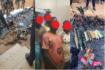 Seventeen Burkinabè soldiers apprehended in Ghana with heavy weapons Seventeen Burkinabè soldiers apprehended in Ghana with heavy weapons