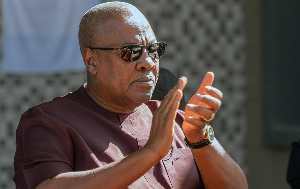 John Dramani Mahama is the president of Ghana