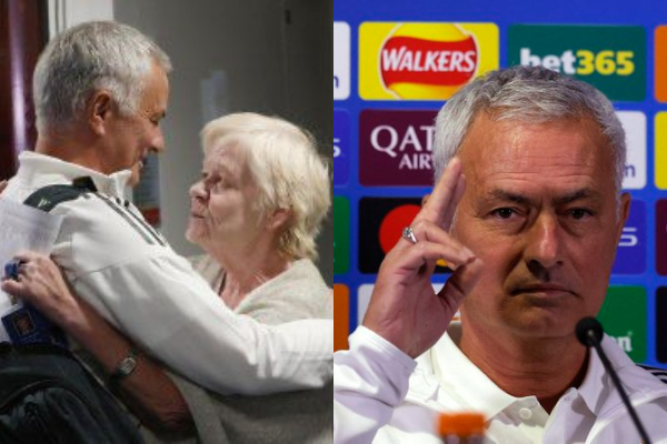 A photo of Jose Mourinho and Thresa Conneely