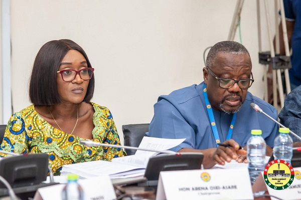 Abena Osei-Asare (L) is Chairperson of PAC
