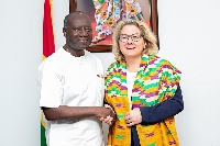Finance Minister, Ken Ofori-Atta and Ms. Svenja Schulze, German Fed. Minister for Economic