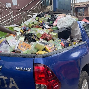 The seized items include aphrodisiacs, unregistered herbal products, orthodox and pain relievers