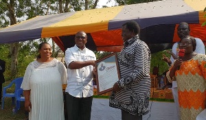 Mr. Paul Ansah presented with a citation of honour