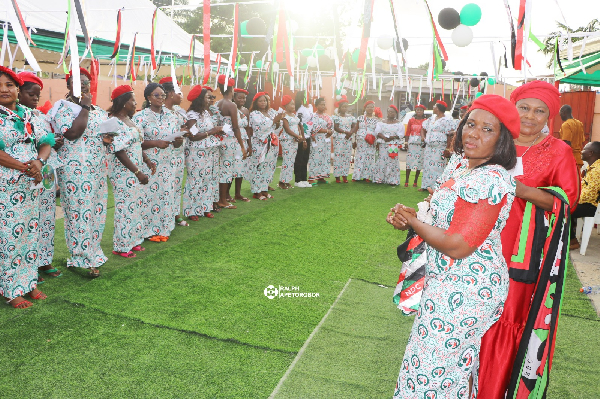 The women during the inauguration