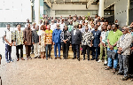 A group photograph of some participants with the Minister for Communications and Digitalisation
