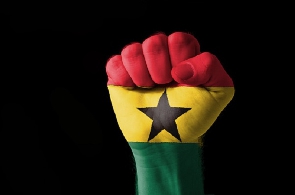Fist Of Ghana Flag 1