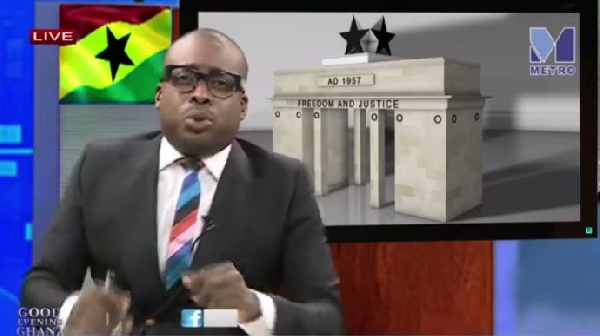 Host of Good Evening Ghana on Metro TV, Paul Adom Otchere