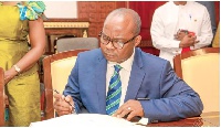 Governor of the Bank of Ghana, Dr Ernest Yedu Addison