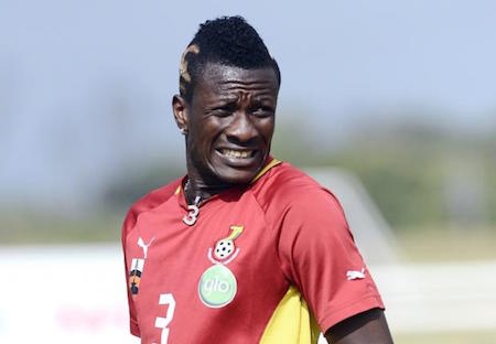 Ghana will be without captain Asamoah Gyan for the 2018 World Cup qualifier against Egypt
